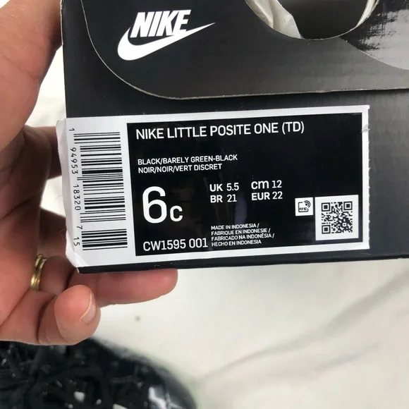 Nike Little Posite One All Star Game 2021 (TD) Size 6c CW1595-001 NIB